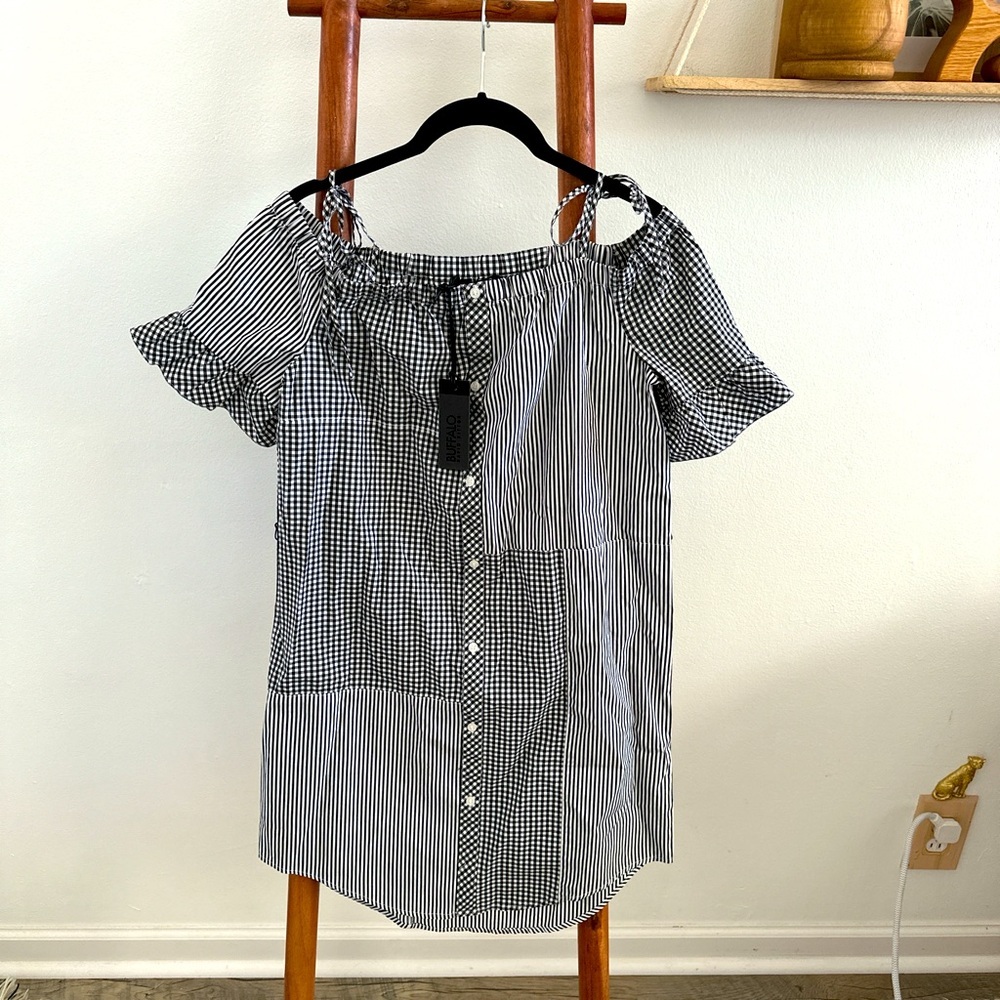 NWT 90s plaid dress
